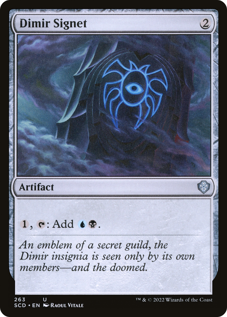 Dimir Signet (SCD-263) [Starter Commander Decks] MTG Single Wizards of the Coast