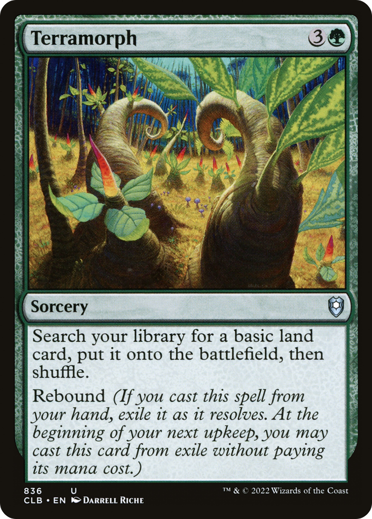 Terramorph (CLB-836) [Commander Legends: Battle for Baldur's Gate] MTG Single Wizards of the Coast