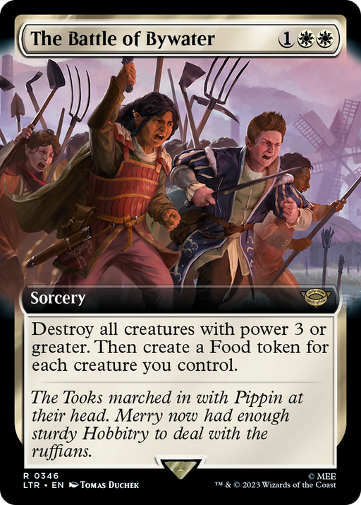 The Battle of Bywater (LTR-346) [The Lord of the Rings: Tales of Middle-earth] (Extended Art) MTG Single Wizards of the Coast