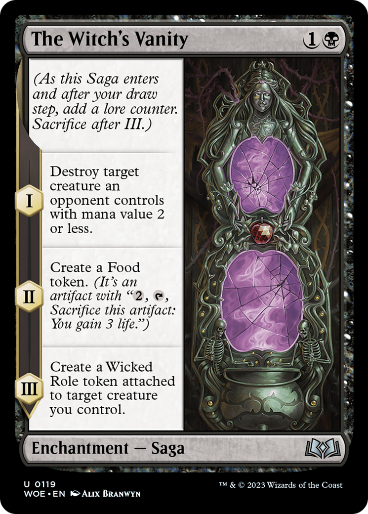 The Witch's Vanity (WOE-119) [Wilds of Eldraine] MTG Single Wizards of the Coast