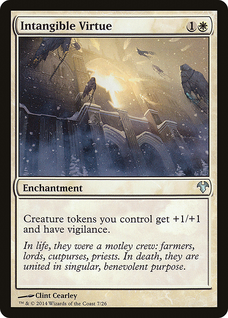 Intangible Virtue (MD1-007) [Misc] Modern Event Deck 2014 MTG Single Wizards of the Coast