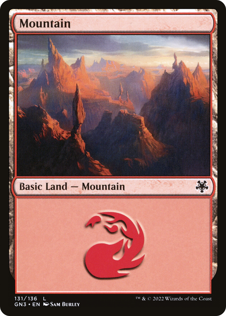 Mountain (GN3-131) [Misc] Game Night: Free-for-All MTG Single Wizards of the Coast