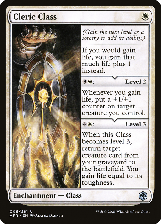Cleric Class (AFR-006) [Adventures in the Forgotten Realms] MTG Single Wizards of the Coast