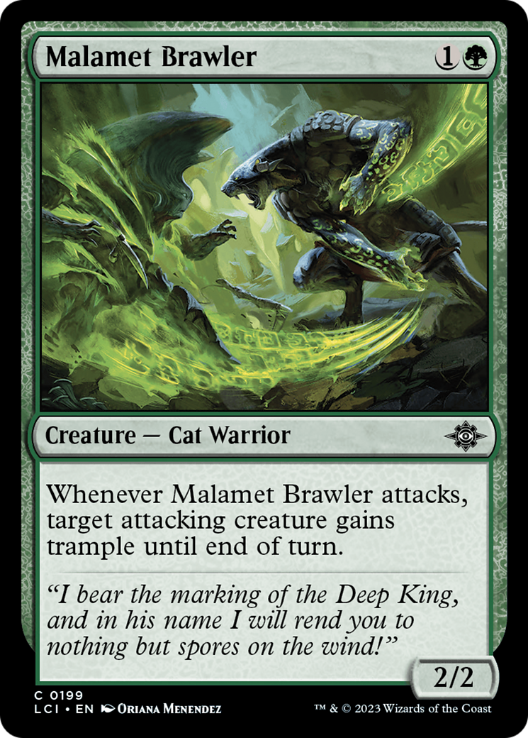 Malamet Brawler (LCI-199) [The Lost Caverns of Ixalan] Foil MTG Single Wizards of the Coast