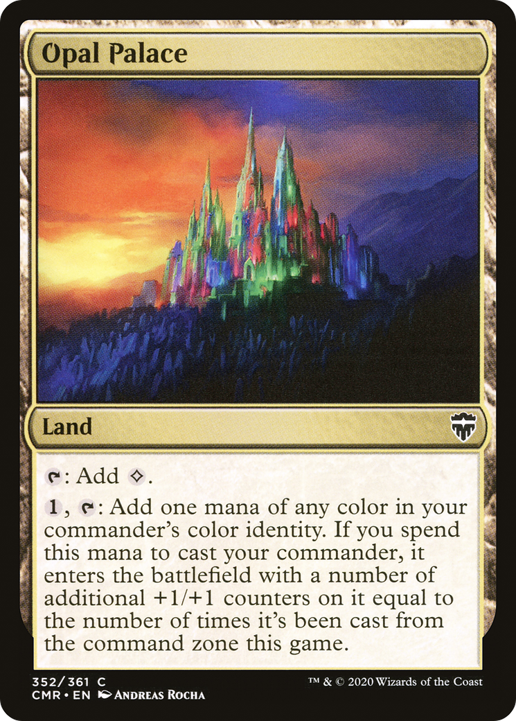 Opal Palace (CMR-352) [Commander Legends] Foil MTG Single Wizards of the Coast