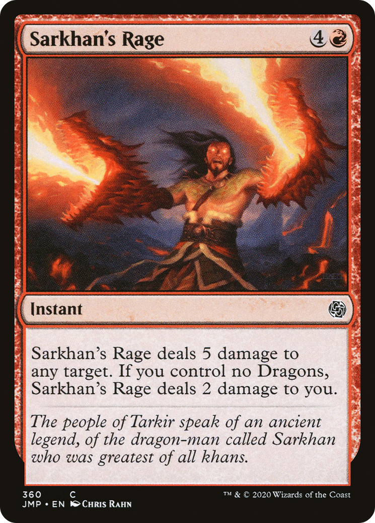 Sarkhan's Rage (JMP-360) [Jumpstart] MTG Single Wizards of the Coast