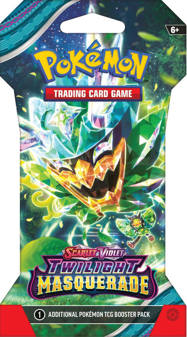 Pokémon Scarlet & Violet: Twilight Masquerade - Sleeved Booster Pack Pokemon Sealed Pokémon   