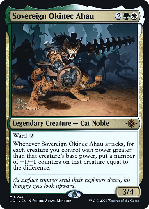 Sovereign Okinec Ahau (PRE-240) [The Lost Caverns of Ixalan Promos] Foil MTG Single Wizards of the Coast