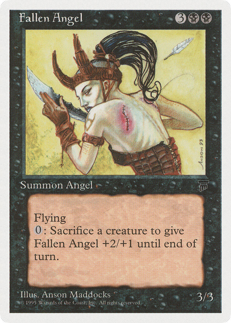 Fallen Angel (CHR-032) [Chronicles] MTG Single Wizards of the Coast