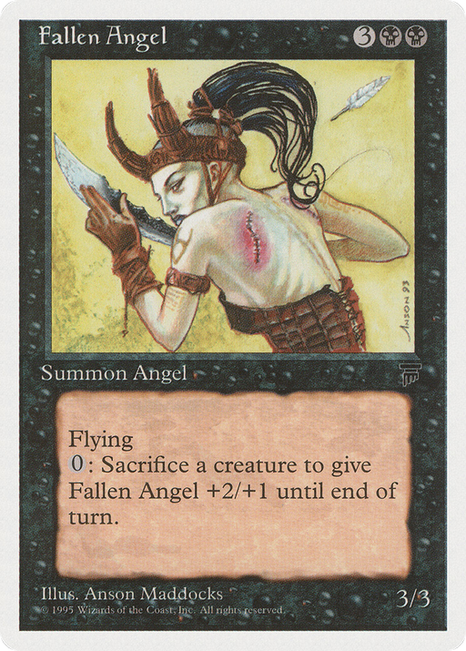 Fallen Angel (CHR-032) [Chronicles] MTG Single Wizards of the Coast