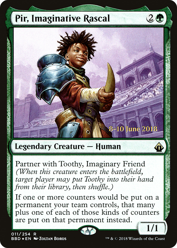 Pir, Imaginative Rascal (LARP-011) [Battlebond Promos] Foil MTG Single Wizards of the Coast