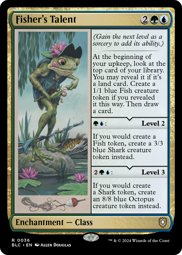 Fisher's Talent (BLC-036) [Bloomburrow Commander] MTG Single Wizards of the Coast