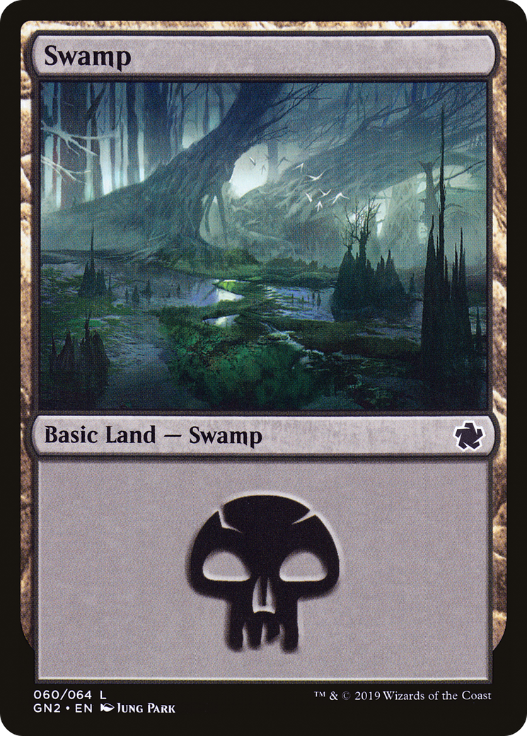 Swamp (60) (GN2-060) [Misc] Game Night 2019 MTG Single Wizards of the Coast