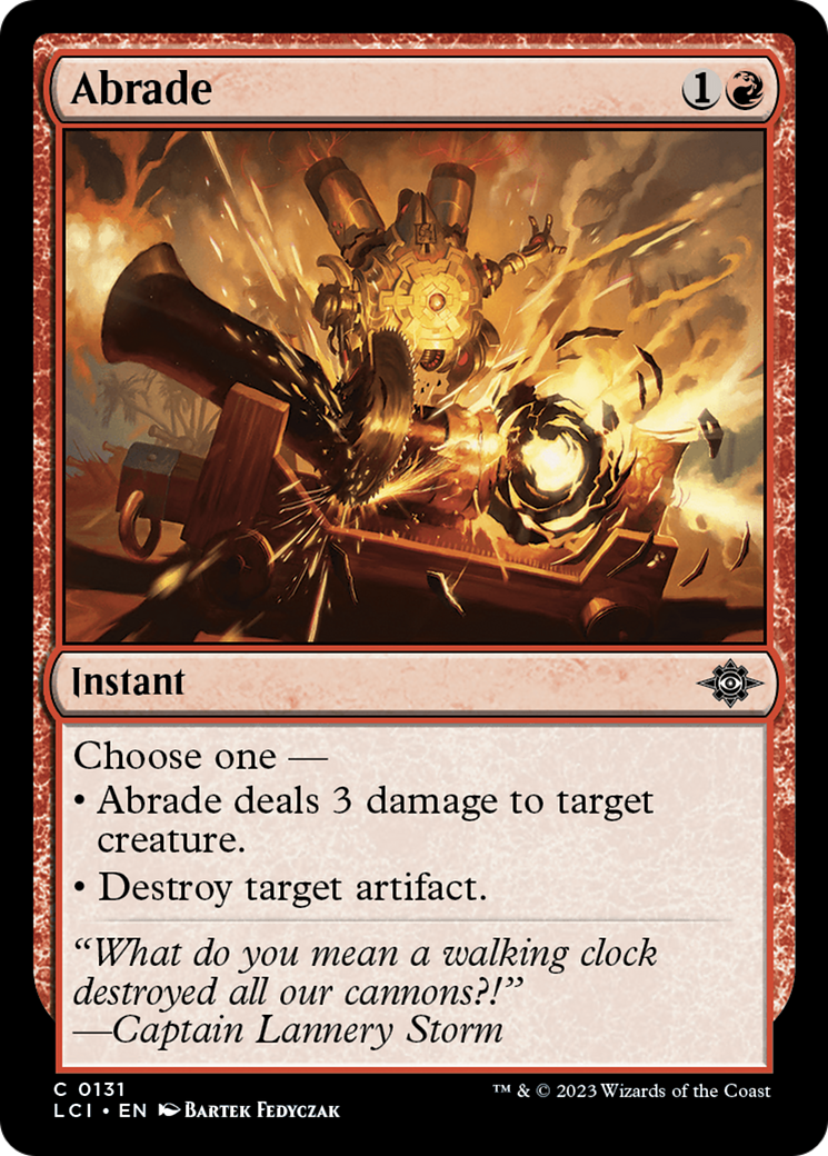 Abrade (LCI-131) [The Lost Caverns of Ixalan] MTG Single Wizards of the Coast