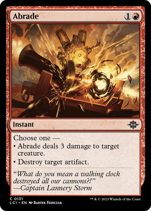 Abrade (LCI-131) [The Lost Caverns of Ixalan] Foil MTG Single Wizards of the Coast