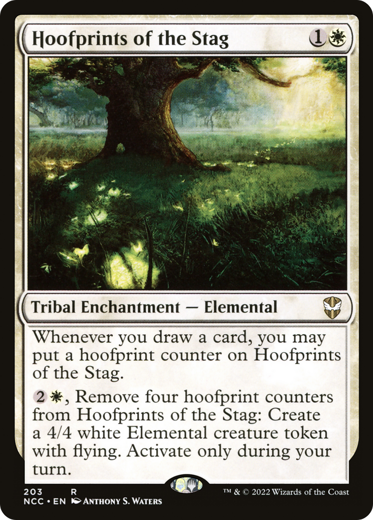 Hoofprints of the Stag (NCC-203) [New Capenna Commander] MTG Single Wizards of the Coast