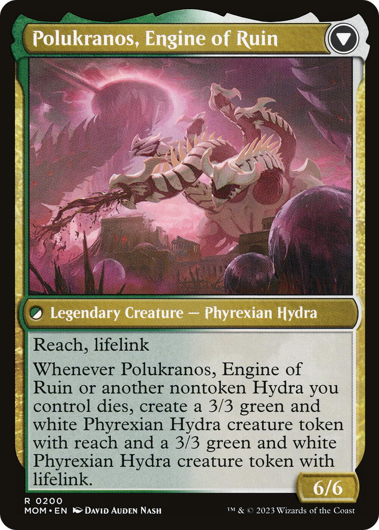 Polukranos Reborn (MOM-200) [March of the Machine] MTG Single Wizards of the Coast