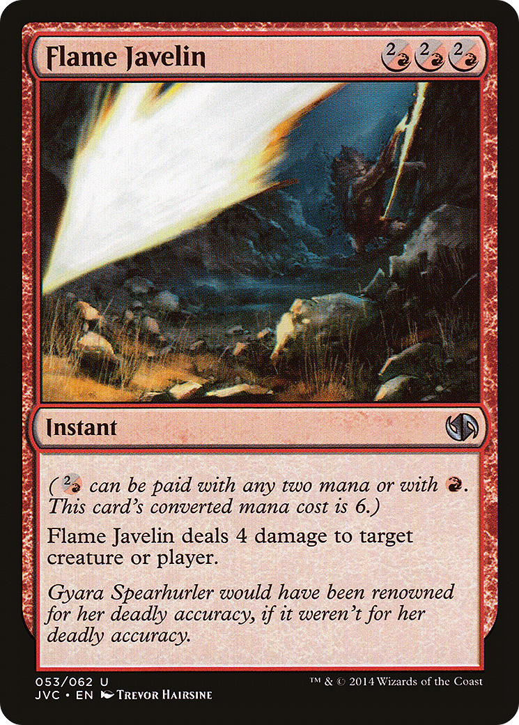 Flame Javelin (DD3-053) [Misc] Duel Decks Anthology: Jace vs. Chandra MTG Single Wizards of the Coast