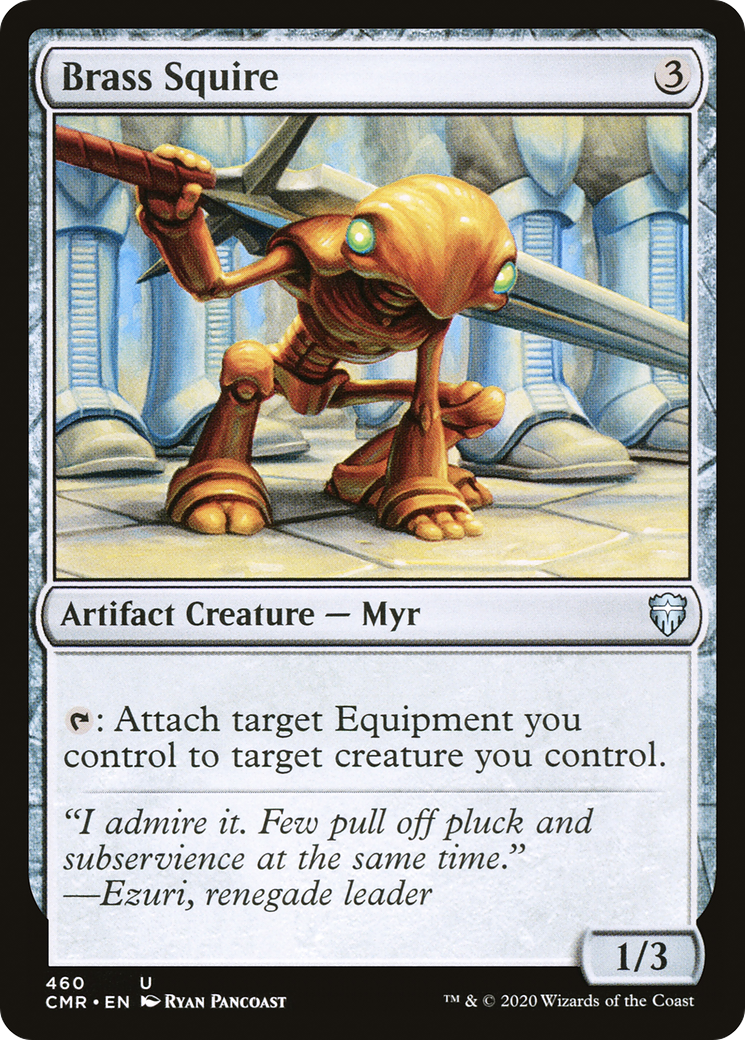 Brass Squire (CMR-460) [Commander Legends] MTG Single Wizards of the Coast