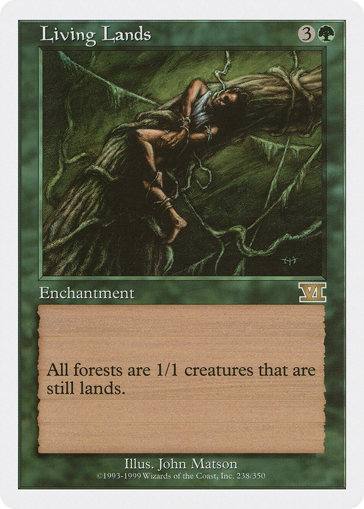 Living Lands (6ED-238) [Classic Sixth Edition] MTG Single Wizards of the Coast