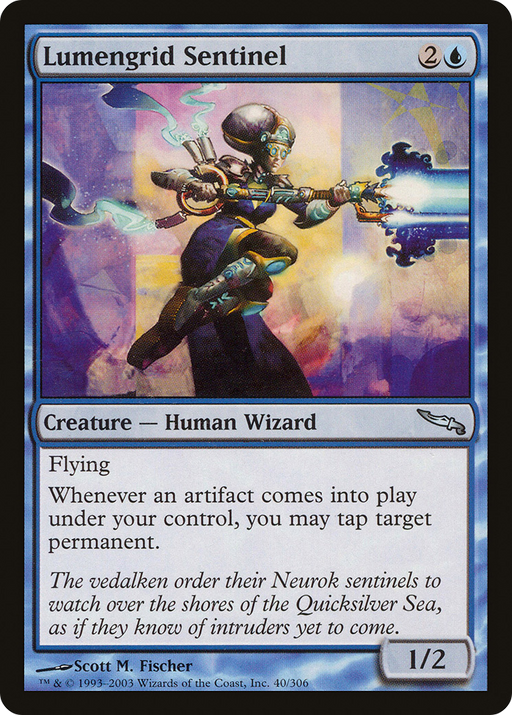 Lumengrid Sentinel (MRD-040) [Mirrodin] MTG Single Wizards of the Coast