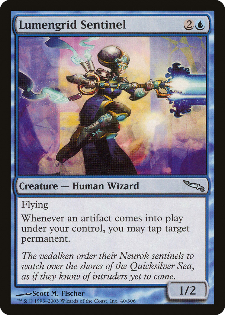 Lumengrid Sentinel (MRD-040) [Mirrodin] Foil MTG Single Wizards of the Coast