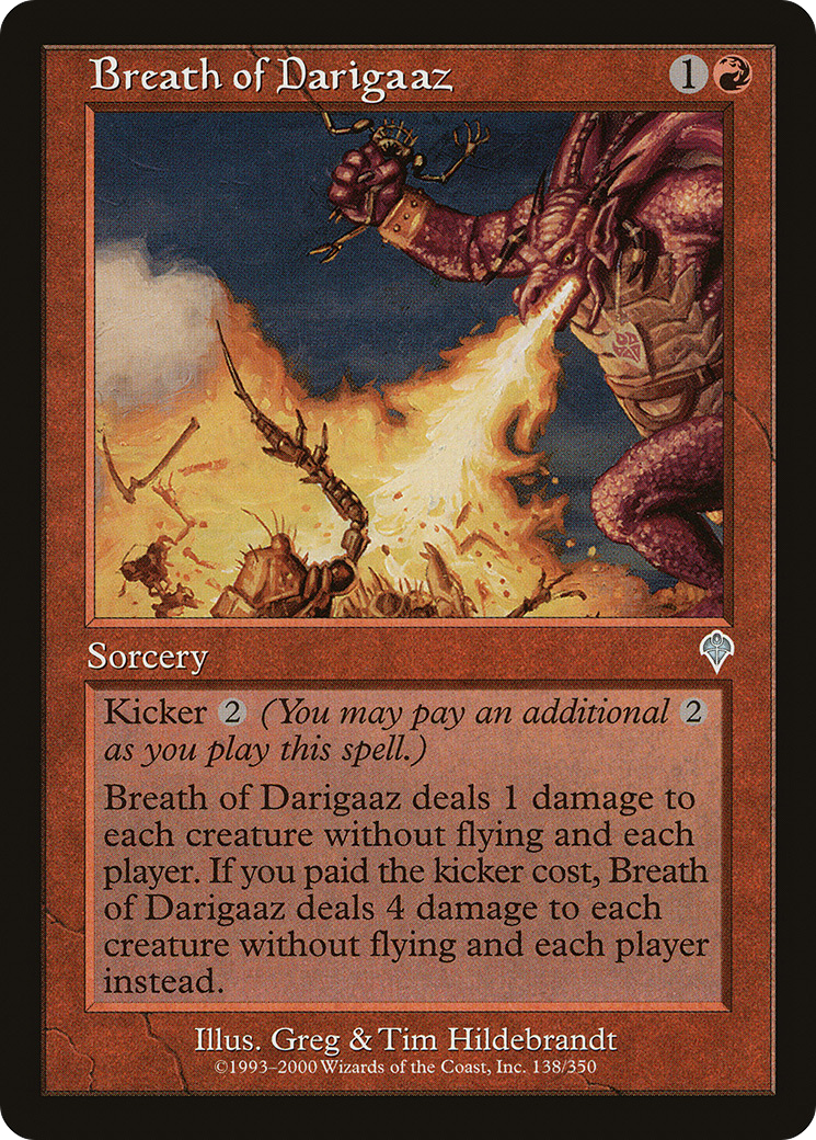 Breath of Darigaaz (INV-138) [Invasion] Foil MTG Single Wizards of the Coast