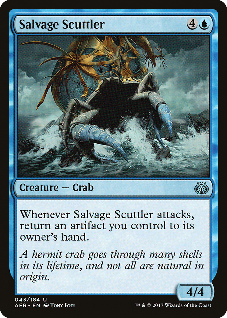 Salvage Scuttler (AER-043) [Aether Revolt] MTG Single Wizards of the Coast