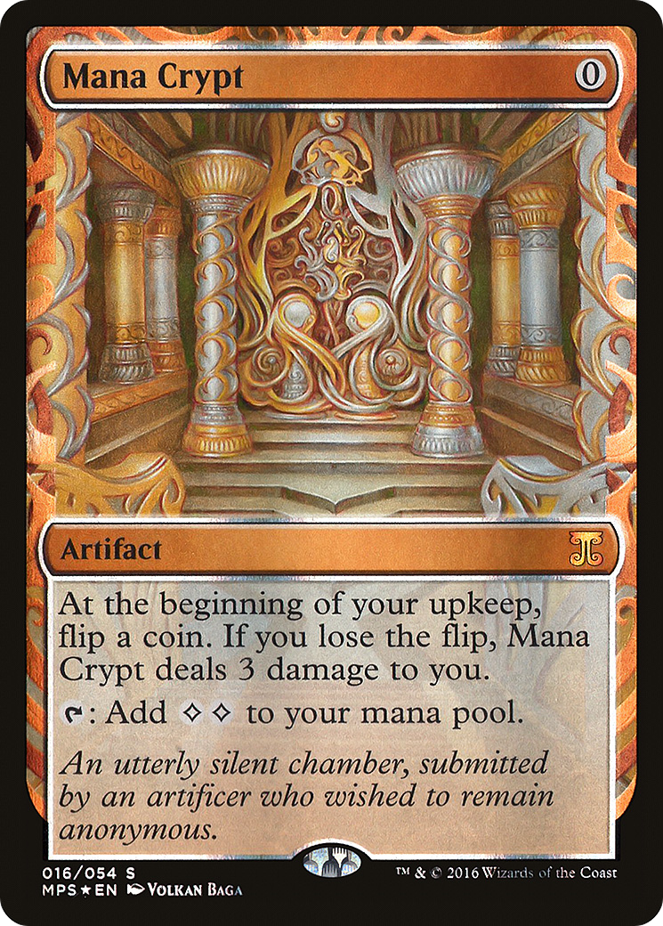 Mana Crypt (MPS-016) [Kaladesh Inventions] Foil MTG Single Wizards of the Coast