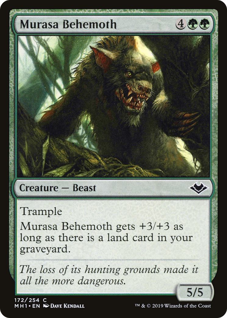 Murasa Behemoth (MH1-172) [Modern Horizons] MTG Single Modern Horizons