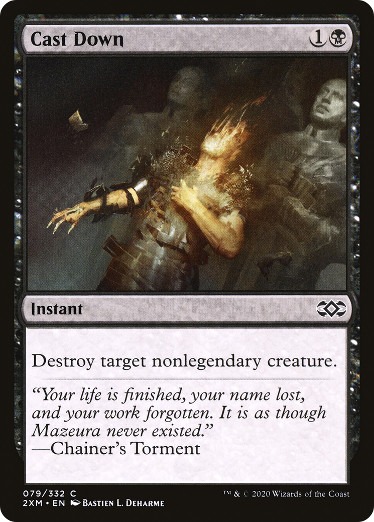 Cast Down (2XM-079) [Double Masters] MTG Single Wizards of the Coast