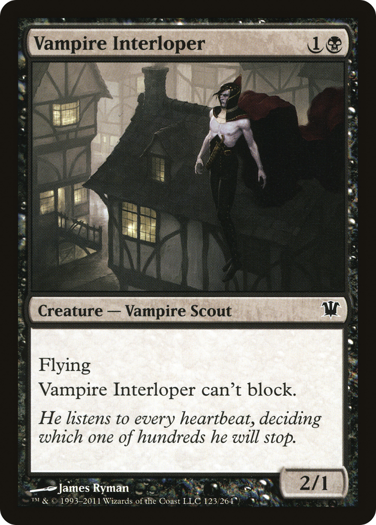 Vampire Interloper (ISD-123) [Innistrad] MTG Single Wizards of the Coast
