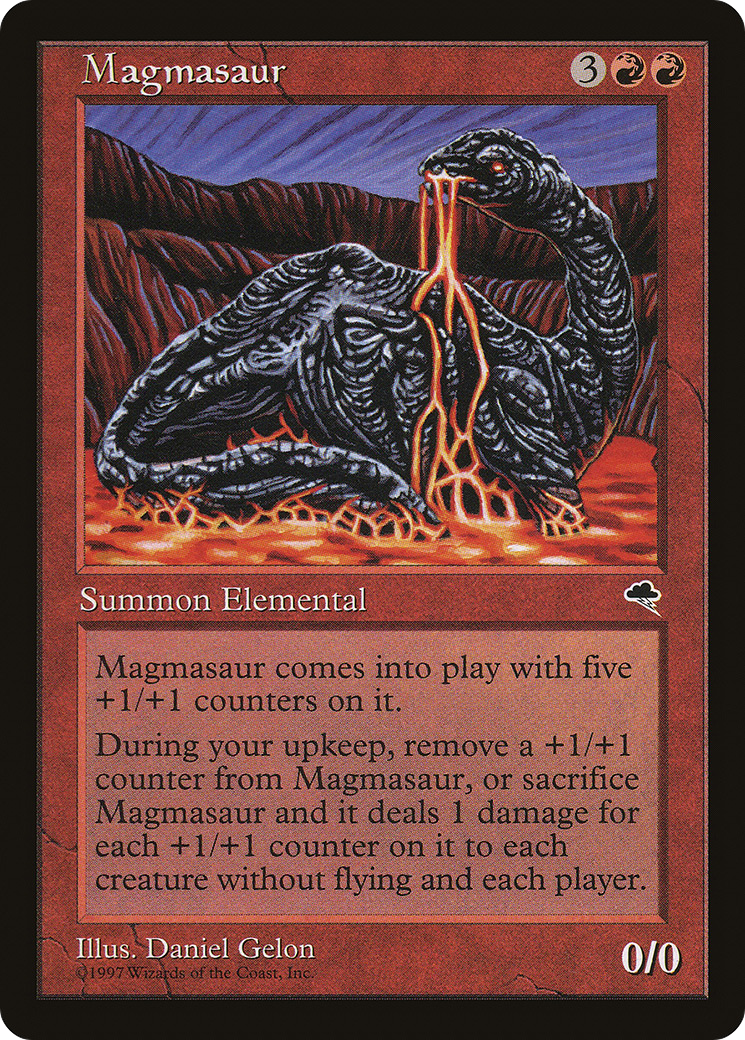 Magmasaur (TMP-188) [Tempest] MTG Single Wizards of the Coast