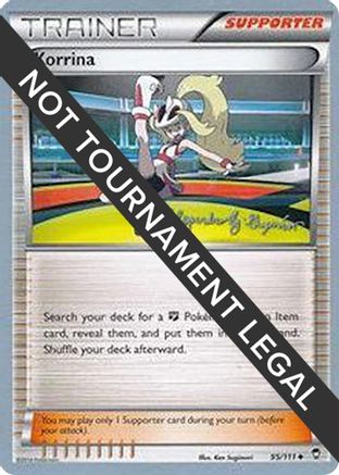 Korrina - 2015 (Alejandro Ng-Guzman) (95) [World Championship Decks] Pokemon Single Pokémon