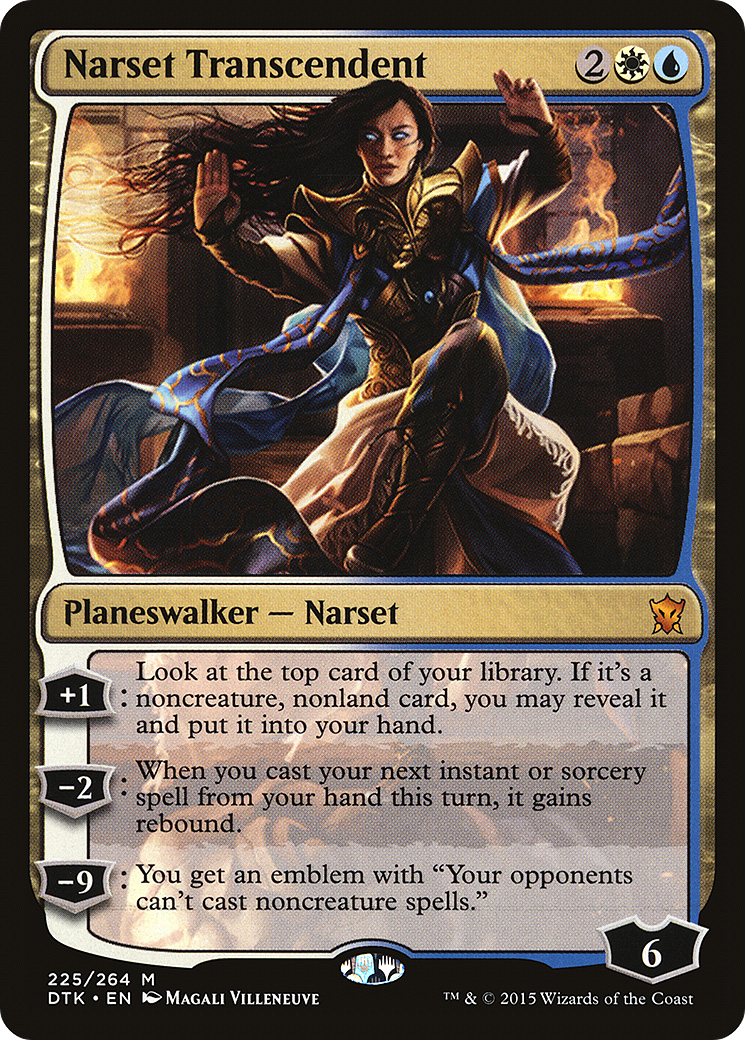 Narset Transcendent (DTK-225) [Dragons of Tarkir] Foil MTG Single Wizards of the Coast
