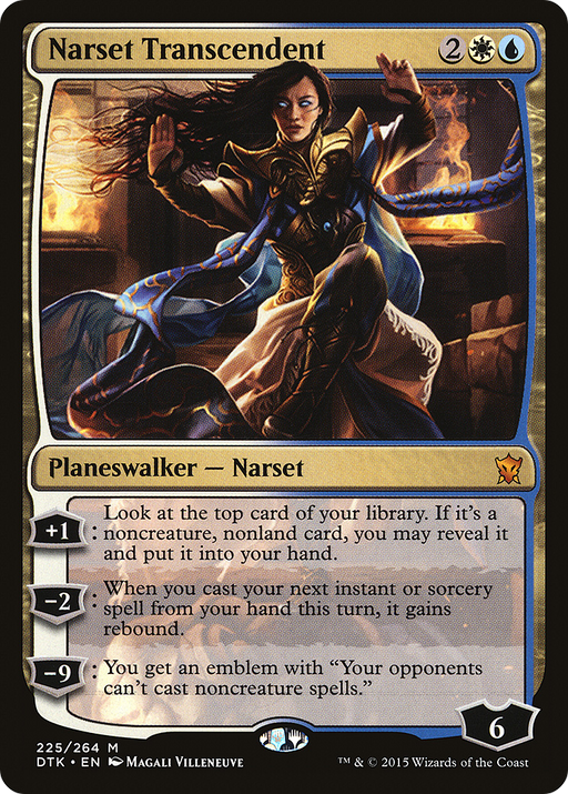Narset Transcendent (DTK-225) [Dragons of Tarkir] Foil MTG Single Wizards of the Coast
