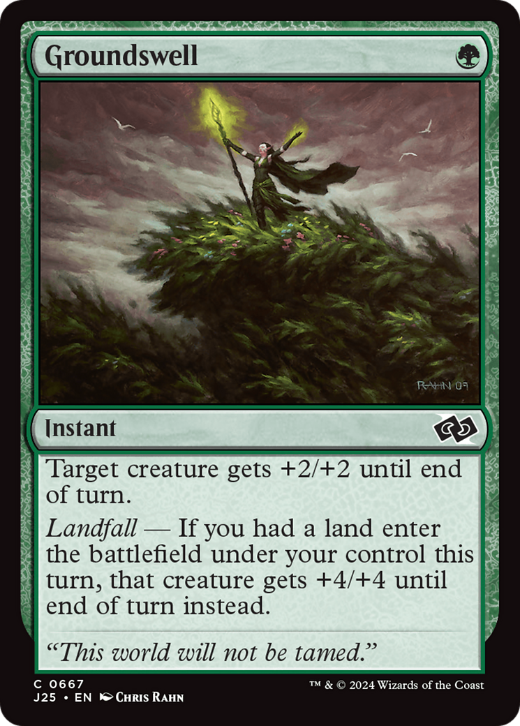 Groundswell (J25-667) [Foundations Jumpstart] MTG Single Wizards of the Coast