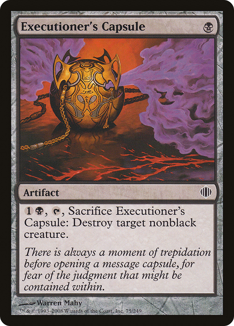 Executioner's Capsule (ALA-075) [Shards of Alara] Foil MTG Single Wizards of the Coast