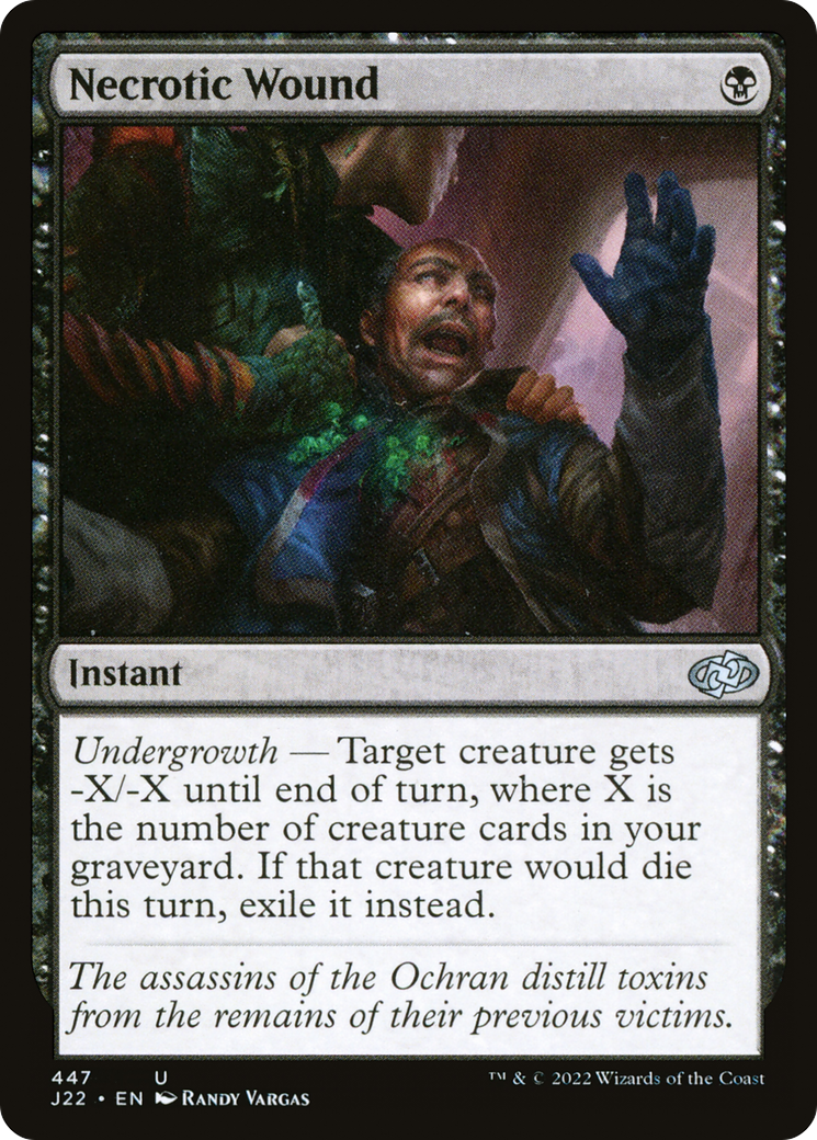 Necrotic Wound (J22-447) [Jumpstart 2022] MTG Single Wizards of the Coast
