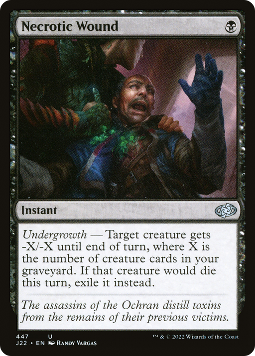 Necrotic Wound (J22-447) [Jumpstart 2022] MTG Single Wizards of the Coast