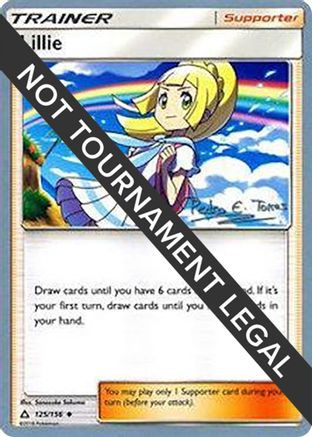 Lillie - 2018 (Pedro Eugenio Torres) (125) [World Championship Decks] Pokemon Single Pokémon