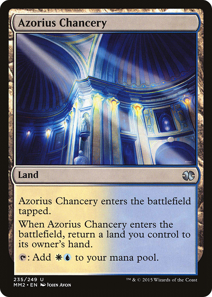 Azorius Chancery (MM2-235) [Modern Masters 2015] Foil MTG Single Wizards of the Coast