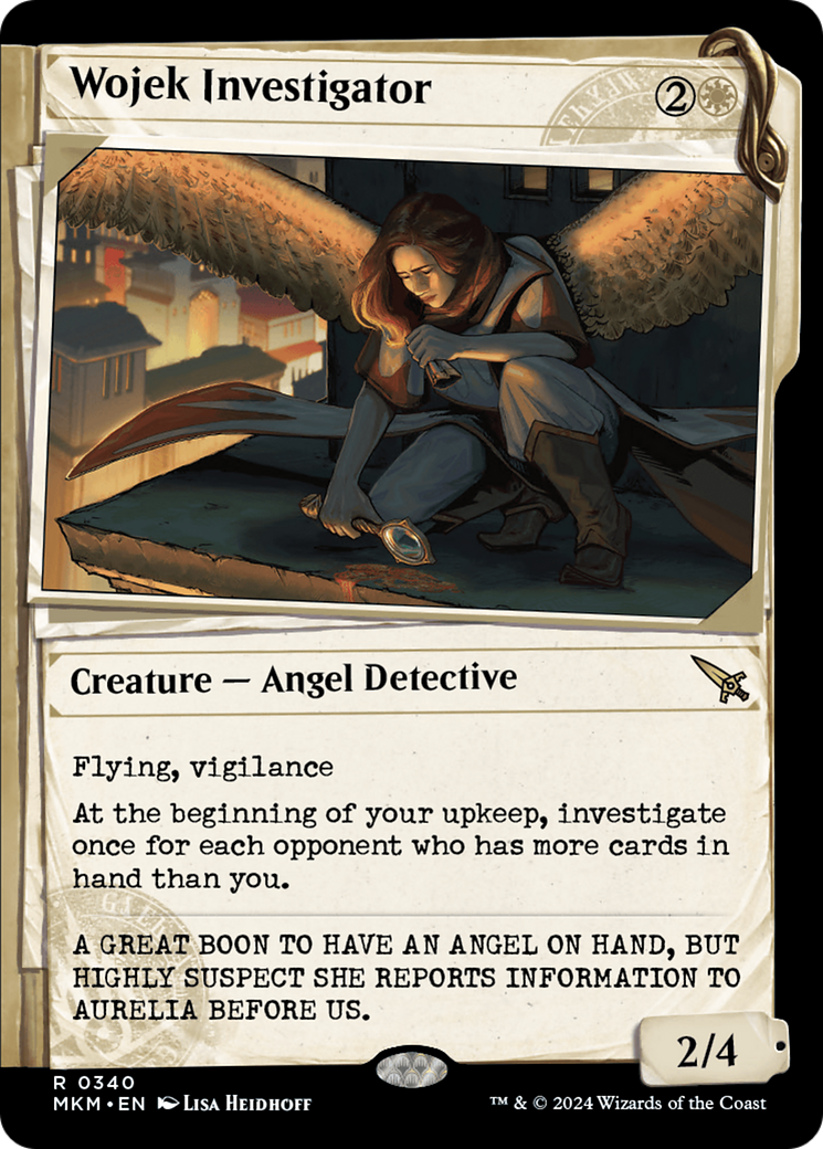 Wojek Investigator (MKM-340) [Murders at Karlov Manor] (Showcase) MTG Single Murders at Karlov Manor