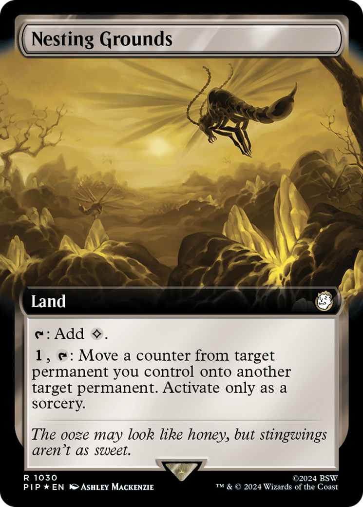 Nesting Grounds (Surge Foil) (PIP-1030) [Fallout] (Extended Art) Foil MTG Single Wizards of the Coast