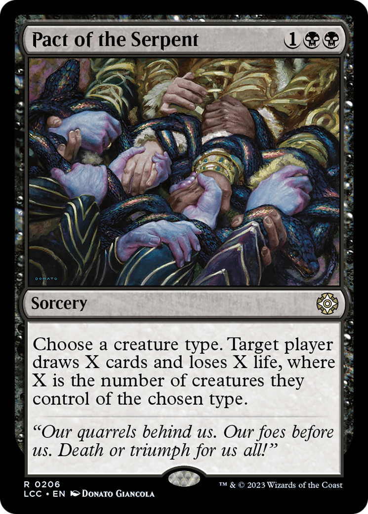 Pact of the Serpent (LCC-206) [The Lost Caverns of Ixalan Commander] MTG Single Wizards of the Coast