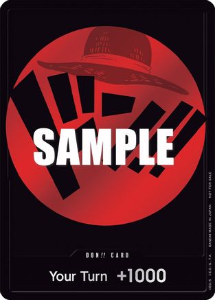 DON!! Card (Red) [One Piece Promotion Cards] Foil One Piece Single Bandai