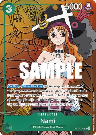 Nami (Alternate Art) (OP02-036) [Paramount War] Foil One Piece Single Bandai