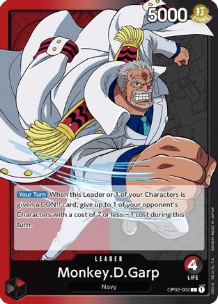 Monkey.D.Garp (002) (OP02-002) [Paramount War] One Piece Single Bandai