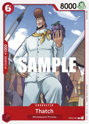 Thatch (OP02-007) [Paramount War] One Piece Single Bandai