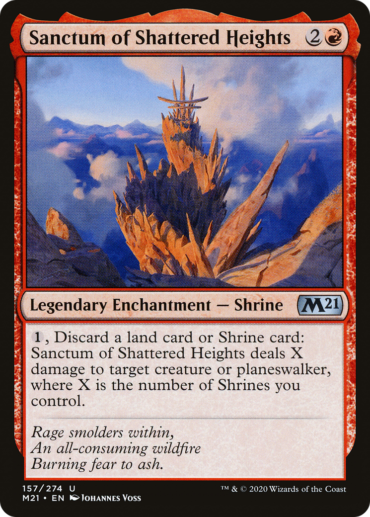 Sanctum of Shattered Heights (M21-157) [Core Set 2021] MTG Single Wizards of the Coast